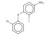 4-(2-CHLOROPHENOXY)-<span class='lighter'>3-IODOANILINE</span>