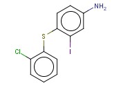 4-[(2-CHLOROPHENYL)SULFANYL]-<span class='lighter'>3-IODOANILINE</span>