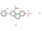 3-(2-<span class='lighter'>羟基</span>苯基)-8-磺酸基苯并[F]<span class='lighter'>喹啉</span>-1-羧酸钠盐