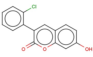 2H-1-BENZOPYRAN-2-ONE, 3-(2-CHLOROPHENYL)-7-HYDROXY