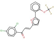 1-(2,4-DICHLOROPHENYL)-3-[5-[2-(TRIFLUOROMETHOXY)PHENYL]-2-FURYL]PROP-2-EN-1-ONE