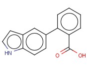 2-(1H-吲哚-5-基)<span class='lighter'>苯乙酸</span>