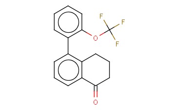 5-(2-(TRIFLUOROMETHOXY)PHENYL)-1-<span class='lighter'>TETRALONE</span>
