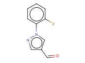 1-(2-氟-苯基)-1-氢-<span class='lighter'>吡唑</span>-4-甲醛