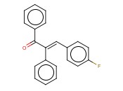 3-(4-FLUOROPHENYL)-1,2-<span class='lighter'>DIPHENYL</span>-2-PROPEN-1-ONE