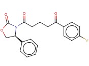 (4s)-3-[5-(4-<span class='lighter'>fluorophenyl</span>)-1,5-dioxopenyl]-4-phenyl-2-oxazolidinone