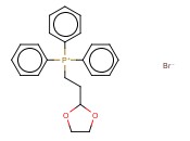 2-(1,3-二<span class='lighter'>氧</span>戊环-2-<span class='lighter'>基</span>)<span class='lighter'>乙基</span><span class='lighter'>三</span><span class='lighter'>苯基</span><span class='lighter'>溴</span><span class='lighter'>化</span>鏻