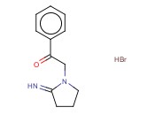 2-(2-IMINO-1-PYRROLIDINYL)-1-PHENYLETHANONE <span class='lighter'>HYDROBROMIDE</span>