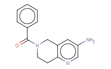6-BENZOYL-5,6,7,8-TETRAHYDRO-1,6-NAPHTHYRIDIN-3-AMINE