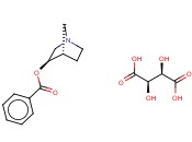 (R)-1-AZABICYCLO[2.2.2]OCT-3-YL BENZOATE L-<span class='lighter'>TARTRATE</span>