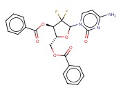 2',2'-二氟-2'-脱氧胞<span class='lighter'>嘧啶</span>核苷-3',5'-二苯<span class='lighter'>甲酸</span>酯