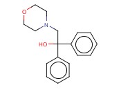 2-MORPHOLINO-1,1-<span class='lighter'>DIPHENYL</span>-1-ETHANOL