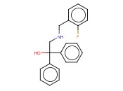 2-[(2-FLUOROBENZYL)AMINO]-1,1-<span class='lighter'>DIPHENYL</span>-1-ETHANOL