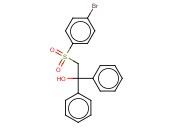 2-[(4-BROMOPHENYL)SULFONYL]-1,1-<span class='lighter'>DIPHENYL</span>-1-ETHANOL