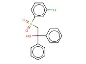 2-[(3-CHLOROPHENYL)SULFONYL]-1,1-<span class='lighter'>DIPHENYL</span>-1-ETHANOL