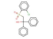 2-[(2-CHLOROPHENYL)SULFONYL]-1,1-<span class='lighter'>DIPHENYL</span>-1-ETHANOL