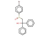 2-[(4-BROMOPHENYL)SULFINYL]-1,1-<span class='lighter'>DIPHENYL</span>-1-ETHANOL