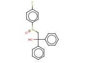 2-[(4-FLUOROPHENYL)SULFINYL]-1,1-<span class='lighter'>DIPHENYL</span>-1-ETHANOL