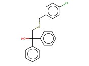 2-[(4-CHLOROBENZYL)SULFANYL]-1,1-<span class='lighter'>DIPHENYL</span>-1-ETHANOL