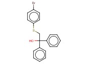 2-[(4-BROMOPHENYL)SULFANYL]-1,1-<span class='lighter'>DIPHENYL</span>-1-ETHANOL