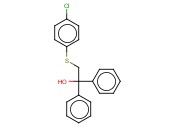2-[(4-CHLOROPHENYL)SULFANYL]-1,1-<span class='lighter'>DIPHENYL</span>-1-ETHANOL