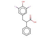 3-(3,5-DIIODO-4-HYDROXYPHENYL)-2-<span class='lighter'>PHENYLPROPIONIC</span> ACID