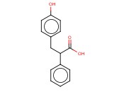BETA-(4-HYDROXYPHENYL)A-<span class='lighter'>PHENYLPROPIONIC</span> ACID