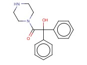 2-OXO-1,1-<span class='lighter'>DIPHENYL</span>-2-PIPERAZIN-1-YLETHANOL
