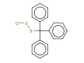 <span class='lighter'>氯化</span><span class='lighter'>三</span><span class='lighter'>苯基</span>甲基二硫化物