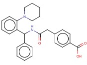 4-[2-羰基-2-({苯基[2-(<span class='lighter'>哌啶</span>-1-<span class='lighter'>基</span>)苯基]甲基}氨基)乙基]苯甲酸