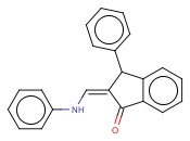 2-(ANILINOMETHYLENE)-3-PHENYL-1-<span class='lighter'>INDANONE</span>
