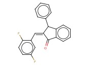 2-[(2,5-DIFLUOROPHENYL)METHYLENE]-3-PHENYL-1-<span class='lighter'>INDANONE</span>