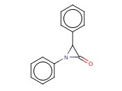 1,3-<span class='lighter'>DIPHENYL</span>-2-AZIRIDINONE