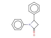 1,4-<span class='lighter'>DIPHENYL</span>-2-AZETIDINONE