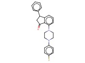 7-[4-(4-FLUOROPHENYL)PIPERAZINO]-3-PHENYL-1-<span class='lighter'>INDANONE</span>