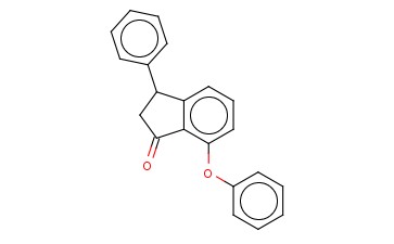7-PHENOXY-3-PHENYL-1-<span class='lighter'>INDANONE</span>