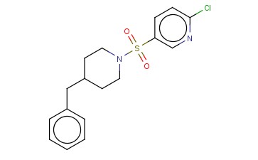 5-(4-BENZYL-PIPERIDINE-1-SULFONYL)-2-CHLORO-PYRIDINE