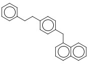 1-[4-(2-苯乙基)苄基]<span class='lighter'>萘</span>