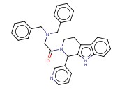 2-((DIBENZYLAMINO)ACETYL)-1-(3-PYRIDYL)-1,2,3,4-TETRAHYDRO-BETA-CARBOL INE