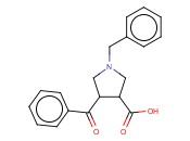 <span class='lighter'>4-BENZOYL-1-BENZYL-PYRROLIDINE-3-CARBOXYLIC</span> ACID