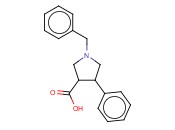 1-<span class='lighter'>苄基</span>-4-苯基<span class='lighter'>吡咯</span>烷-3-羧酸