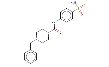 1-(4-<span class='lighter'>氨基</span>磺<span class='lighter'>酰</span><span class='lighter'>基</span>-<span class='lighter'>苯</span><span class='lighter'>氨基</span><span class='lighter'>甲</span><span class='lighter'>酰</span><span class='lighter'>基</span>)-4-苄基哌嗪