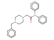 N,N-<span class='lighter'>DIPHENYL</span>-2-(4-BENZYLPIPERAZINYL)ETHANAMIDE