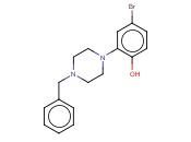 2-(4-BENZYL-1-PIPERAZINO)-4-<span class='lighter'>BROMOPHENOL</span>