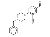 4-(4-BENZYLPIPERAZIN-1-YL)-<span class='lighter'>3-CYANOBENZALDEHYDE</span>