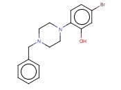 2-(4-BENZYL-1-PIPERAZINO)-5-<span class='lighter'>BROMOPHENOL</span>