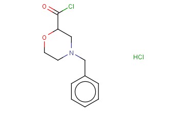 4-BENZYL-2-MORPHOLINECARBONYL CHLORIDE HYDROCHLORIDE