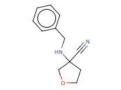 3-(<span class='lighter'>BENZYLAMINO</span>)OXOLANE-3-CARBONITRILE