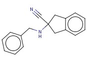 2-(BENZYLAMINO)-2,3-DIHYDRO-1H-<span class='lighter'>INDENE</span>-2-CARBONITRILE