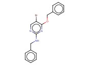2-<span class='lighter'>苄</span>氨基-4-<span class='lighter'>苄</span>氧基-5-<span class='lighter'>溴</span>嘧啶